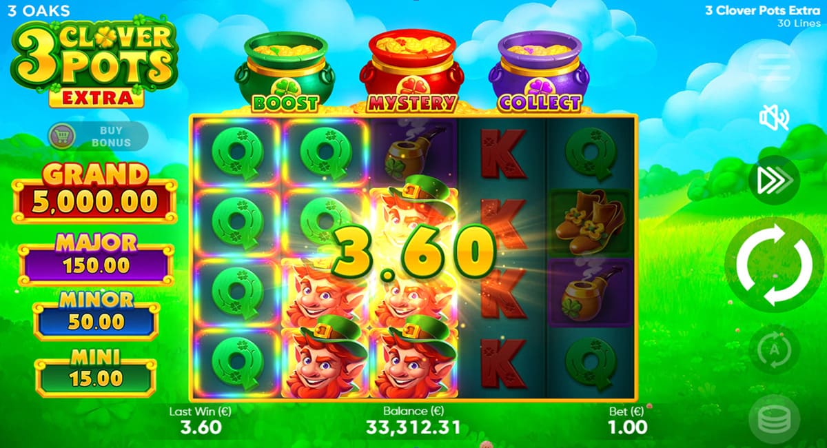 3 Clover Pots Extra